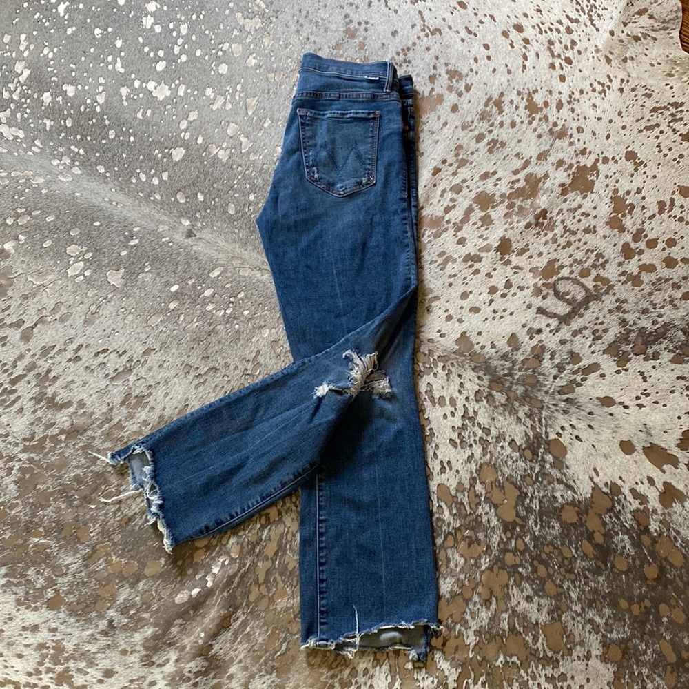 Mother ankle drop jeans